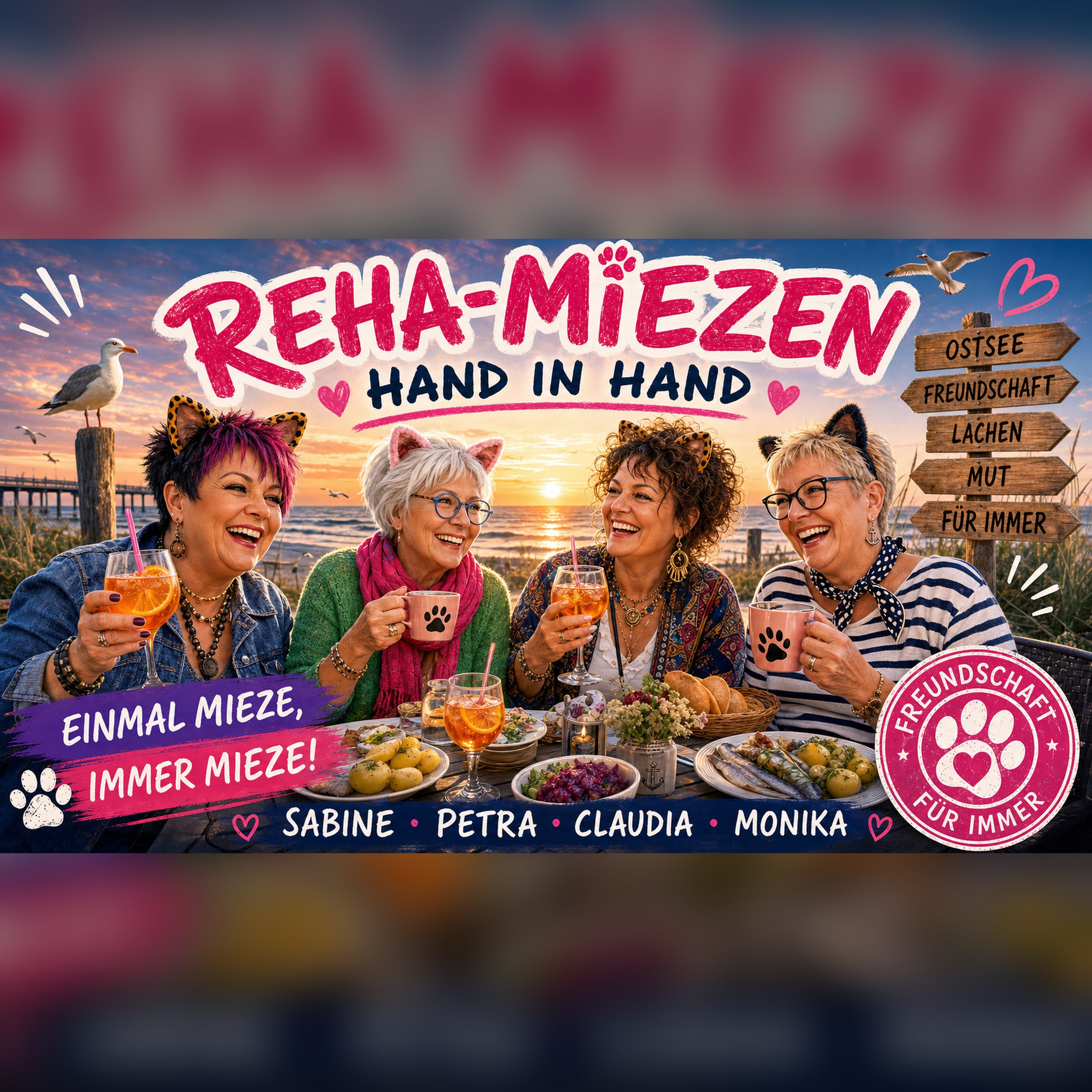 Cover des Beispielsongs für die Reha-Miezen
